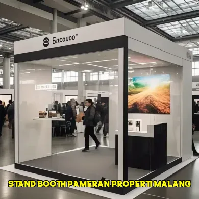 stand booth pameran properti malang